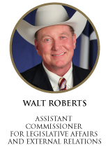 Walt Roberts, Assistant Commissioner for Legislative Affairs and External Relations